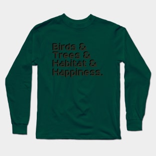four words to help the climate Long Sleeve T-Shirt